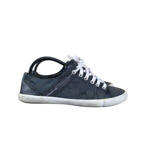 Coach Lesley Signature C Canvas Low Top Sneakers Size 8.5B
